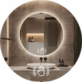 Apvalus LED veidrodis Circe