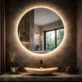 Apvalus LED veidrodis Eos