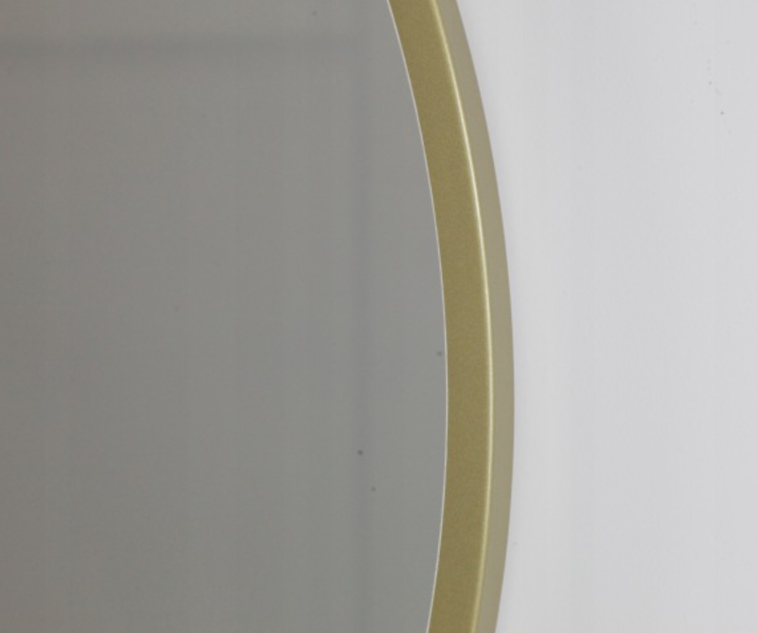 Apvalus veidrodis Selene Gold