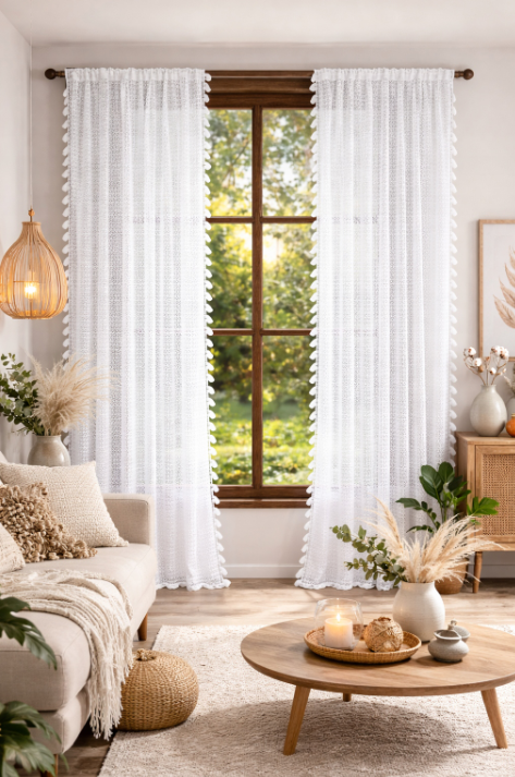 Dieninė užuolaida Boho Rustic