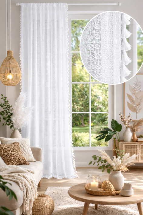 Dieninė užuolaida Boho Rustic